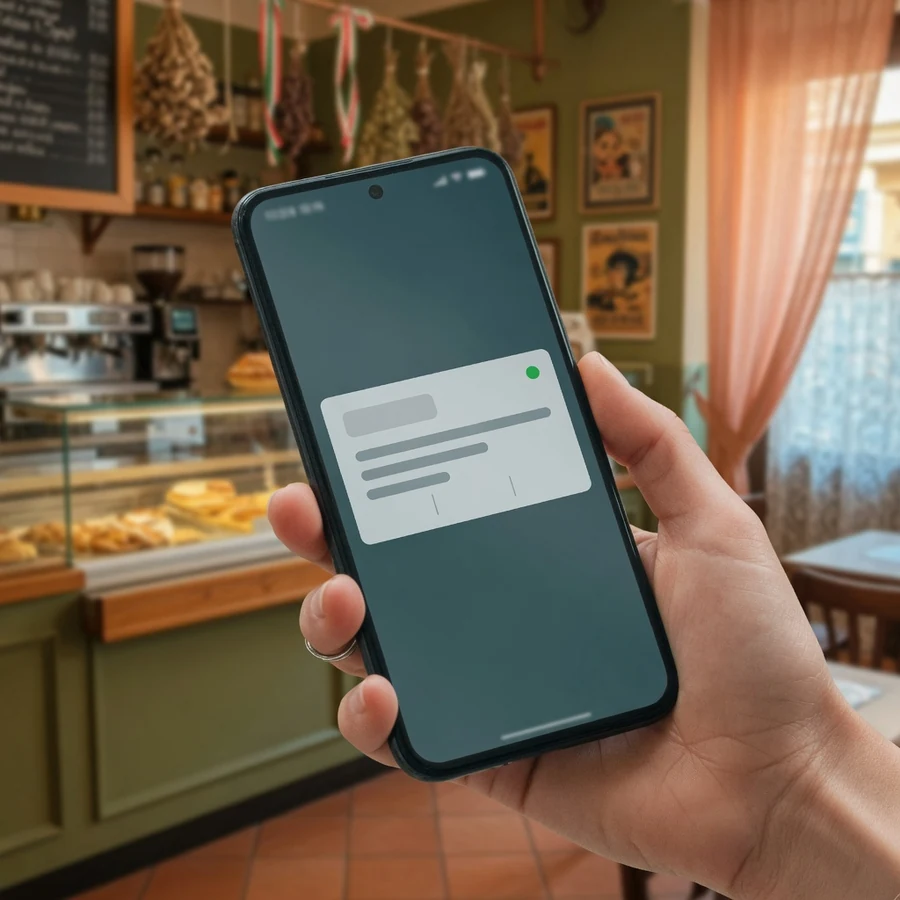 L'assistente consegna una busta: il riepilogo della chiamata via email